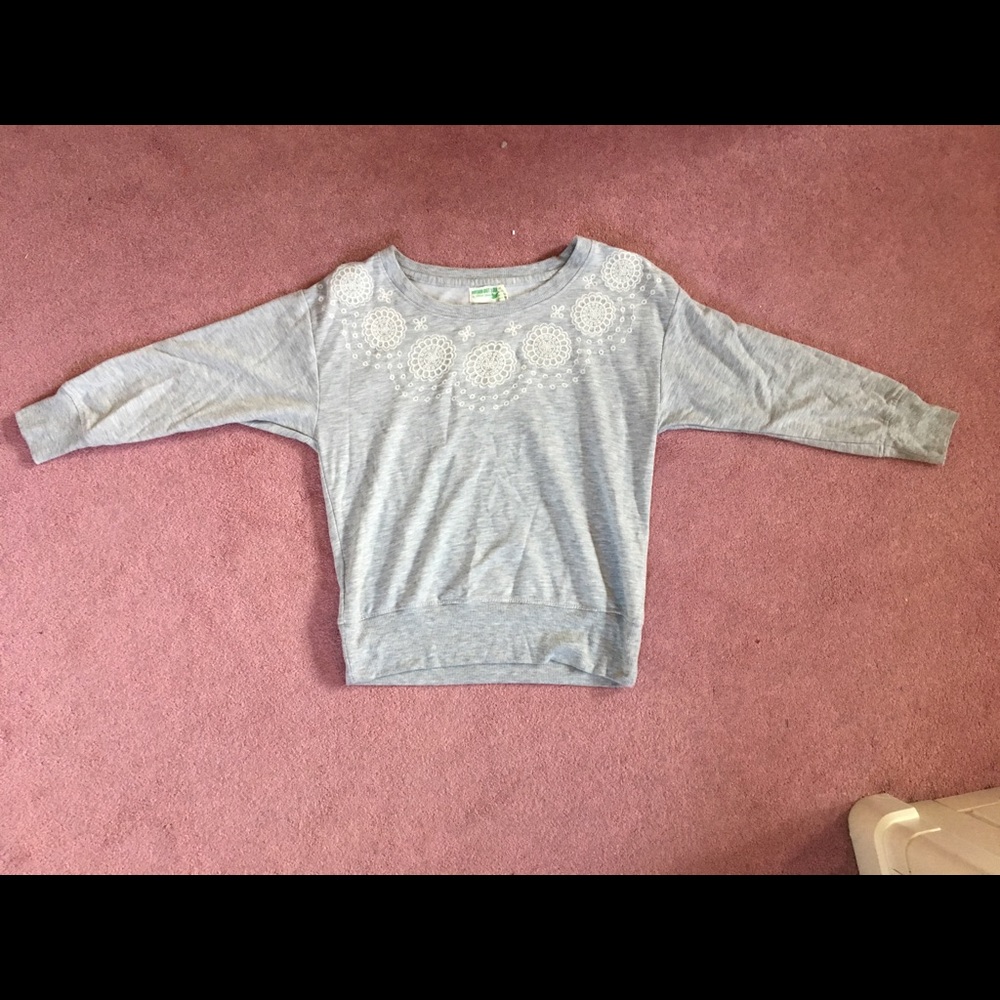 Gray sweater
